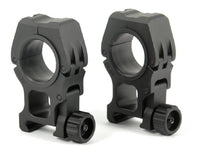 DLP Tactical QD Picatinny Rail Scope Mount Rings for 30mm & 1" Telescopic Sights